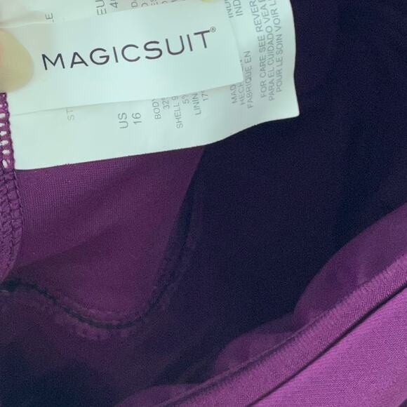 Magicsuit Bianca Swim Romper in Jam 16 - Picture 8 of 9